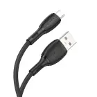 Borofone Cable BX86 Advantage - USB to Micro USB - 2,4A 1 metre black Foto 1
