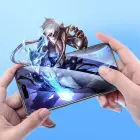 HOCO tempered glass HD 5D Guardian shield (SET 10in1) - for iPhone 15 Pro Max black (G14) Foto 7