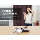 Lifemate GPS Bluetooth LifeTag Tracker HD-P16-3 Android + keyring white Foto 13