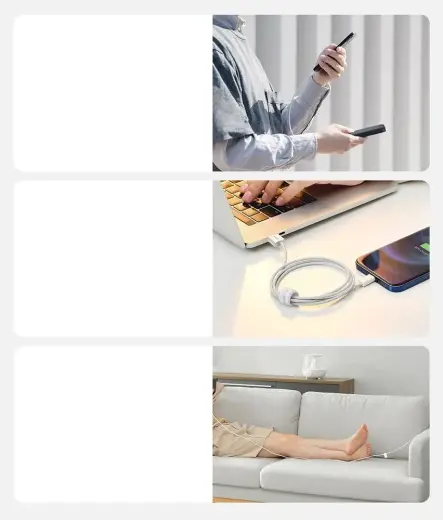 Baseus CALYS-C02 Superior провод для передачи данных и зарядки | USB-A на Lightning | 12W | 2m | белый Фото num