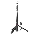 Selfie stick tripod with remote control + LED light Hoco K34 black — Foto 1