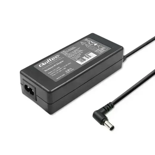 Qoltec Power adapter for laptop Toshiba 30W | 19V | 1.58A | 5.5*2.5 | +power cable Photo