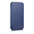 iCarer CE Premium Leather Folio Case iPhone 14 Plus Magnetic Flip Leather Folio Case MagSafe Blue (WMI14220715-BU) — Photo 25