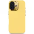 Decoded AntiMicrobial Silicone Backcover with MagSafe for iPhone 16 - Yellow Photo