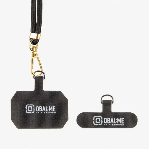 OBAL:ME NeckTag Allure Rope for Mobile Phone Black Foto 2