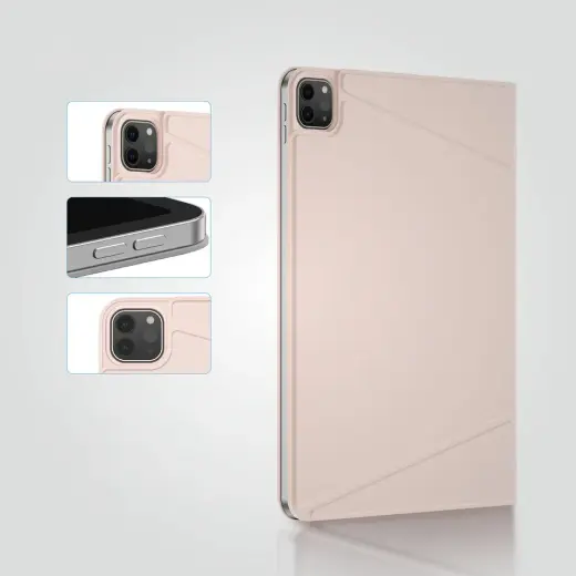 AmazingThing Matte Pro Mag Folio Case with Stand for iPad Air M3 11" - Pink Фото num