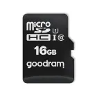 GOODRAM Memory MicroSD Card All in one - 16GB with adapter UHS I CLASS 10 100MB/s + reader Фото num