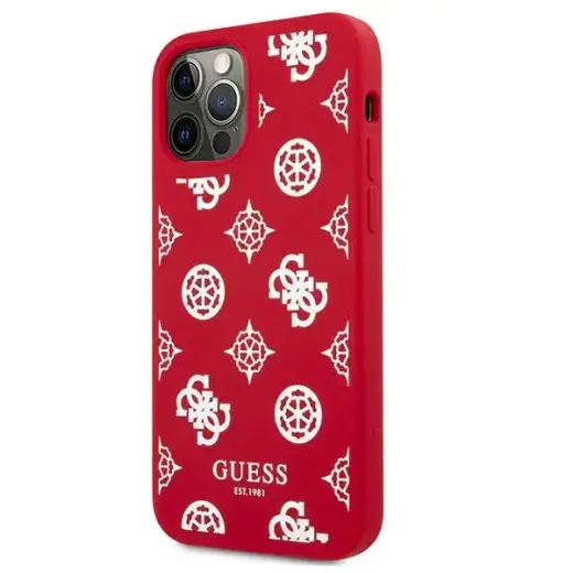 Guess GUHCP12LLSPEWRE iPhone 12 Pro Max 6,7" czerwony|red hard case Peony Collection Foto 2