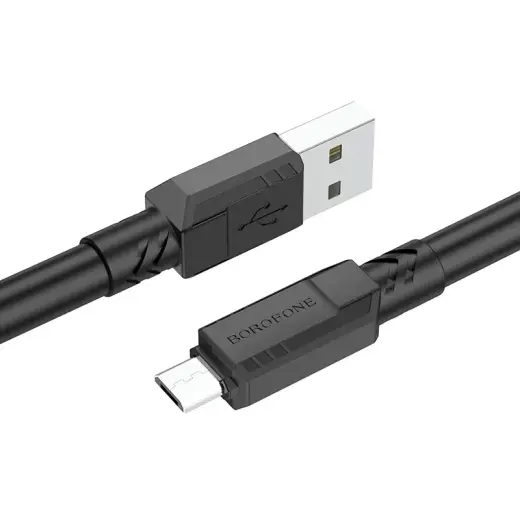 Borofone Cable BX81 Goodway - USB to Micro USB - 2,4A 1 metre black Photo