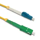Qoltec Patchcord fiber optic LC/UPC - SC/APC | Singlemode | 9/125 | G652D | Simplex | 20m — Foto 1
