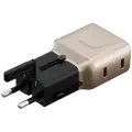 Wall charger Energea TravelGo Adapter 45 2xUSB-C 45W gold-black Photo
