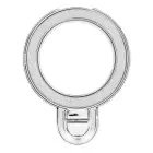 Phone stand CIRCLE GLITTER - stick-on - silver — Foto 1