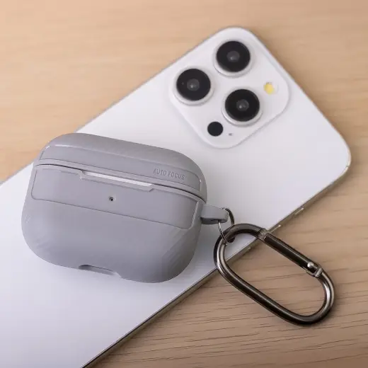 Carbon case for Airpods Pro grey Photo
