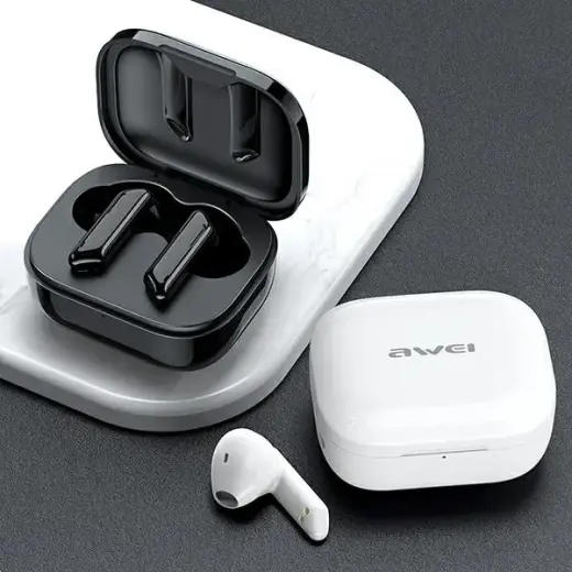 Słuchawki Bluetooth 5.0 T36 TWS + stacja dokująca Białe  Foto 2