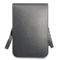 Guess PU Saffiano Triangle Logo Phone Bag Grey — Фото 5