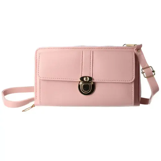 Knitted bag for phone GCW06 pink Фото num