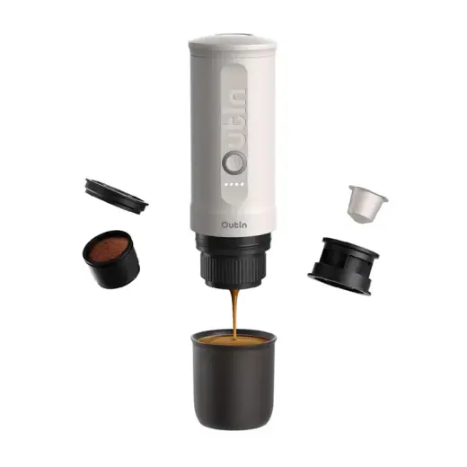 Outin Nano 7500mAh Portable Coffee Maker (White) Фото num