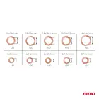 Copper gaskets set 200pcs — Photo 4