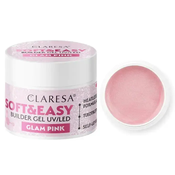 Claresa Soft&Easy - glam pink builder gel 90g