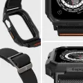 Spigen Lite Fit Pro case with strap for Apple Watch 4 | 5 | 6 | 7 | 8 | 9 | SE (44 | 45 mm) - matte black Фото num