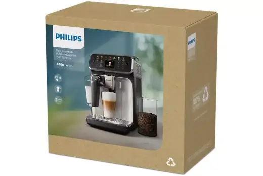 PHILIPS 4400 sērijas Pilnībā-automātisks Espresso kafijas automāts, balts Фото num