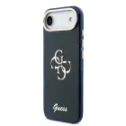 Guess IML 4G Script Metal Logo Case for iPhone Air Blue Foto 1