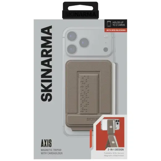 Portfel Skinarma Axis magnetyczny         składany tripod Khaki Foto 6