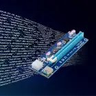 Qoltec Riser PCI-E 1x - 16x | USB 3.0 | ver. 007C | SATA / PCI-E 6pin — Photo 5