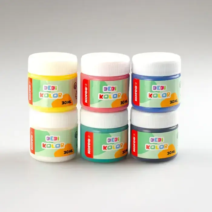 Kores Prikstu krāsas DEDI KOLOR 30 ml, 6 krāsas Foto 4