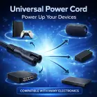 Qoltec Power cable IEC C7 | CEE 7/16 | figure-8| 2x0.75mm² | Pure copper Cu | 1m Фото num