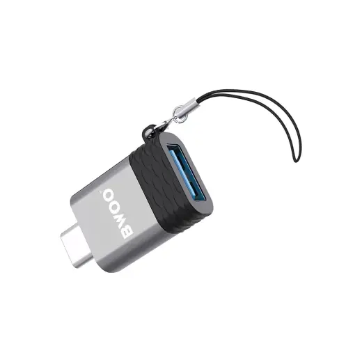 BWOO Adapter USB - USB-C Gray OTG BZ-35 Фото num
