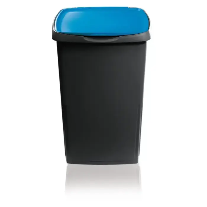 Waste container Eco solution 45L 37x36x53.5cm dark gray/blue