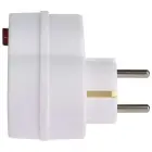 Adaptor SCHUKO Plug 2x + 1x with switch — Photo 2