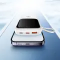 Baseus Qpow PRO внешний аккумулятор (powerbank) | 10000 mAh | 20W | USB-C, USB-A, Lightning | белый — Фото 2