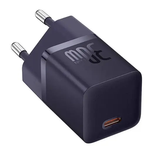 Mini wall charger Baseus GaN5 30W (purple) Foto 3