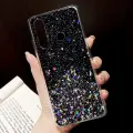 Fusion glue glitter silikona aizsargapvalks Apple iPhone 13 melns Foto 4