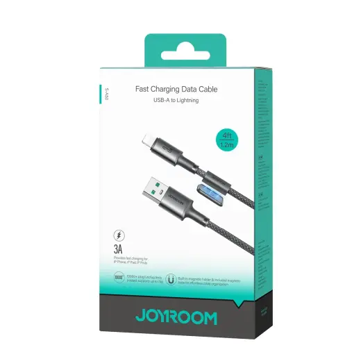 Joyroom S-A50 Unlimited Series data transfer and charging cable | USB-A to Lightning | 15W | 1.2m | gray Photo