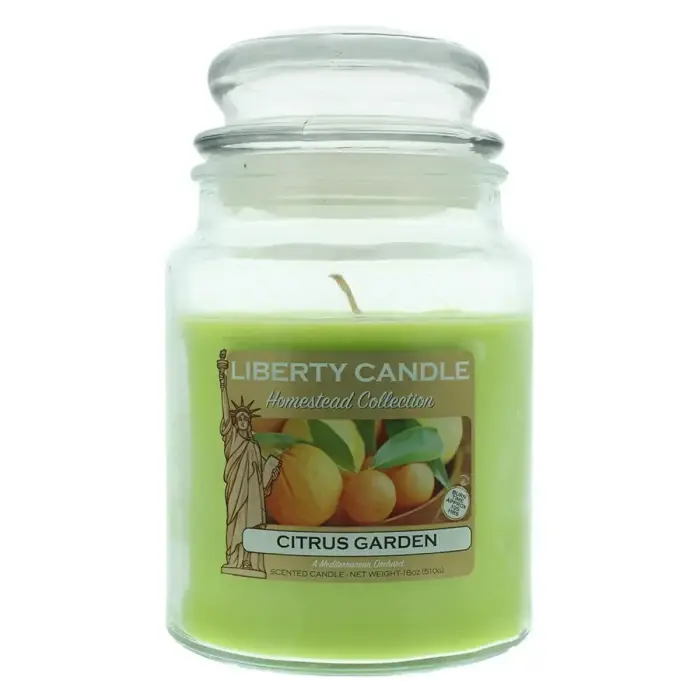 Liberty Candle, Homestead Collection Citrus Garden, Citrus Garden, Scented Candle, 510 g