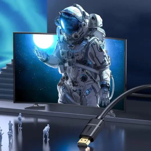 Кабель Baseus HDMI 2.0 4K 60 Гц 3D HDR 18 Гбит|с 1 м черный (CAKGQ-A01) Фото num