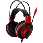 Wire headphones Jack 3,5 mm gaming MSI DS501 red Foto 1