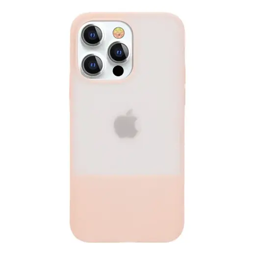 Kingxbar Plain Series case cover for iPhone 13 silicone cover pink Фото num