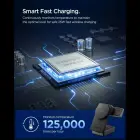 SPIGEN EF323MQ ESSENTIAL 3IN1 MAGNETIC MAGSAFE WIRELESS CHARGER 25W Qi2.2 BLACK Фото num