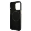 Guess GUHMP13LSAPSTK iPhone 13 Pro | 13 6,1" czarny|black hardcase Peony Logo Plate MagSafe Фото num