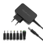 Qoltec Universal power adapter 30W | 12V | 2.5A | Compact | MultiPlug | 7 plugs Photo