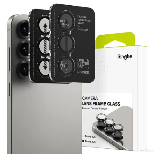RINGKE CAMERA FRAME PROTECTOR 2-PACK GALAXY S25+ PLUS BLACK Foto 1