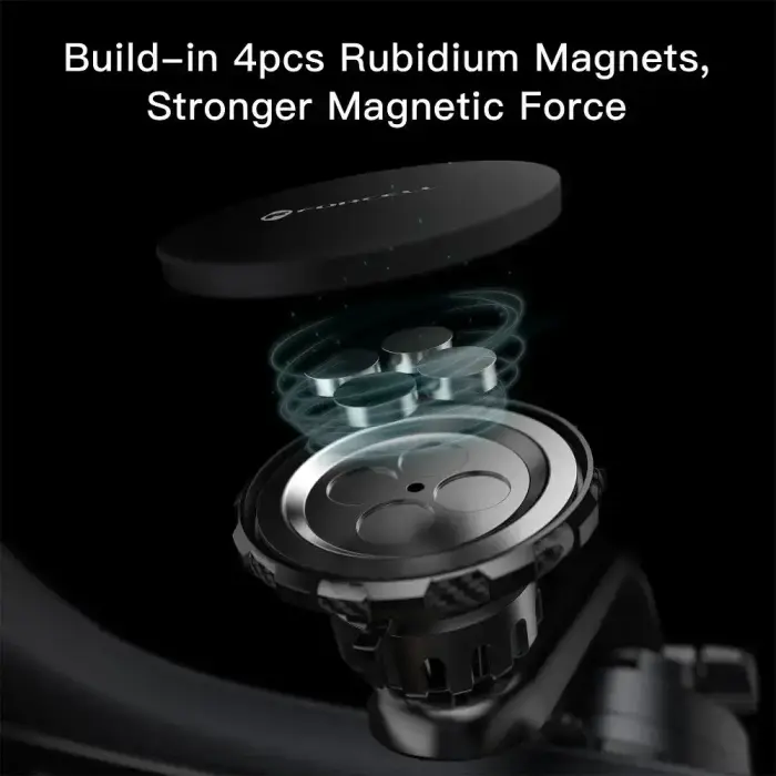 Magnetic car phone holder Forcell F-Grip MagLuxe windshield / dashboard / air vent black Photo