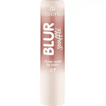 Essence Blur Soufflé Sheer Nude Lip Balm - Balzám na rty 3 g 01 Nude Beige