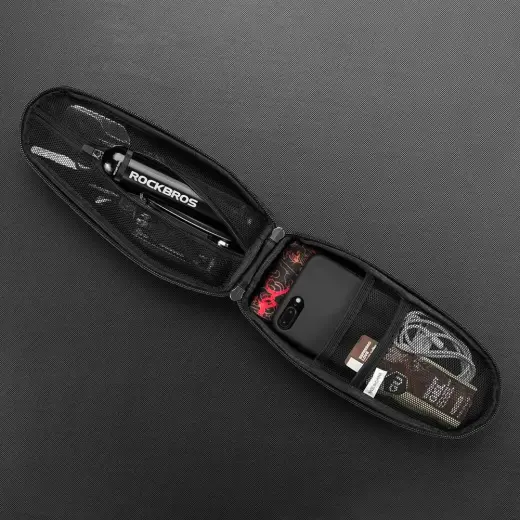 Rockbros B60 waterproof bicycle bag for frame - black Фото num