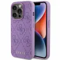 Guess Leather 4G Stamped case for iPhone 15 Pro - purple — Foto 1