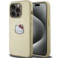 Hello Kitty Leather Kitty Head MagSafe case for iPhone 15 Pro - gold Фото num